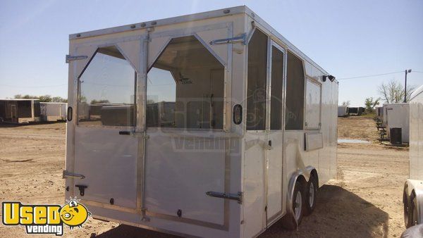 2016 - 8' x 25' BBQ Concession Trailer with Porch