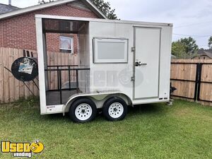 2022 7' x 9' Freedom Barbecue Concession Trailer with Porch