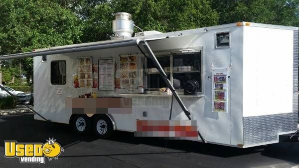 2013 8.5' x 26' Food Concession Trailer with Bathroom