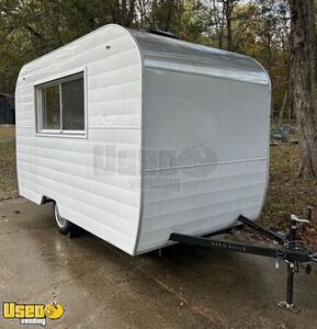 New Build Barely Used - 2021 6.5' x 13' Vintage Look  Concession Trailer