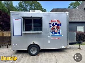 New - 2024 7' x 12' Freedom Food Concession Trailer | Hot Dog Trailer