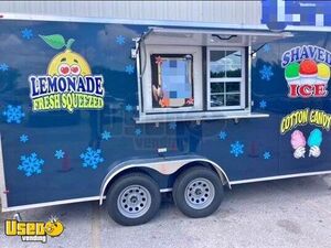 Like New 2023 Snowball Lemonade Cotton Candy Concession Trailer Carnival Food Trailer