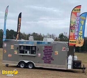 8.5' x 22' Kitchen Food Trailer with Fire Suppression System | Concession Trailer