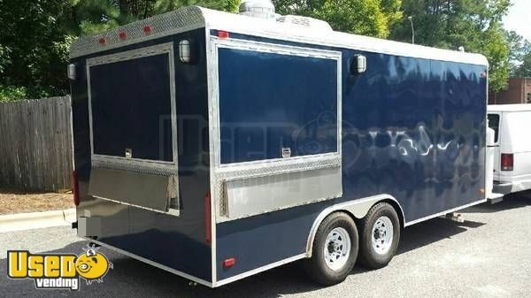 2014 8.6' x 18' Fully Equipped Concession Trailer