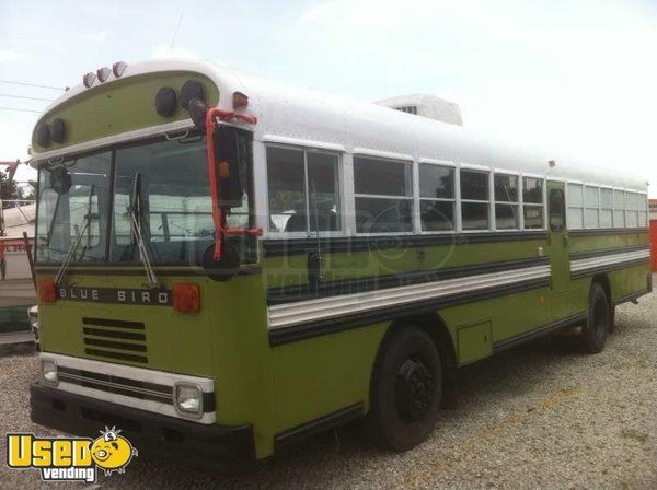 1989 - Mobile Kitchen Bus with Custom Wood Fired Oven