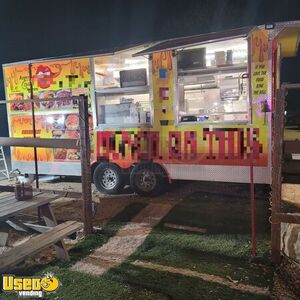 2020 - 8' x 18' Mobile Kitchen Street Food Concession Trailer