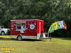 2024 - 7' x 12' Shaved Ice / Ice Cream/ Hotdog Concession Trailer