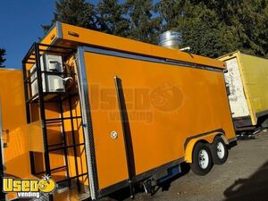 Like New 2023 - 8' x 16' Kitchen Food Concession Trailer Mobile Food Unit