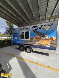 Like New - 2022 8.5' x 16 Pizza Food Concession Trailer with Pro-Fire