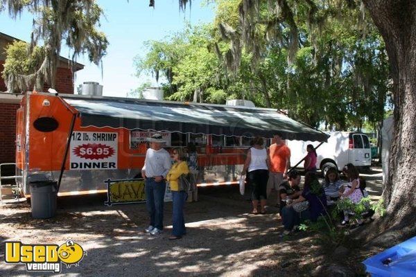 2011- 8.5 x 28'  Mobile Kitchen Concession Trailer