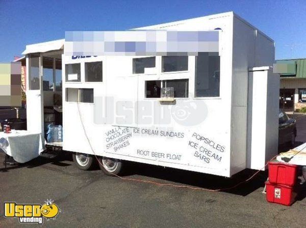 1966 - 18' x 7' Food Concession Trailer
