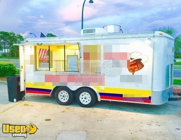 7' x 18' Food Concession Trailer