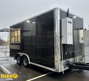 2024 - 8' x 16' Kitchen Food Concession Trailer WA L&I Approved w/ Pro-Fire System