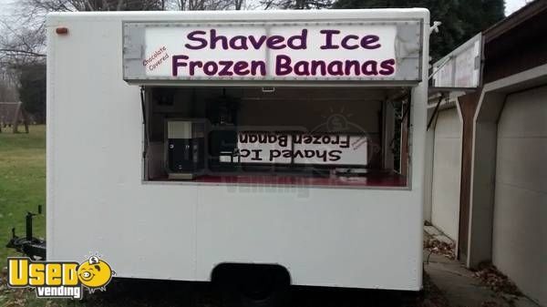 10' Shaved Ice Trailer