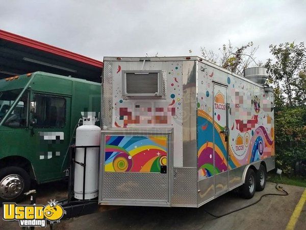 2018 - 8.5' x 16' Freedom Food Concession Trailer