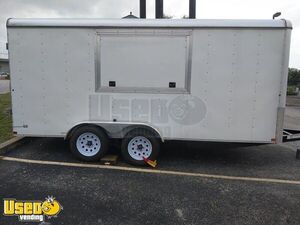 Ready to be Equipped 6' x 17' Mobile Food Concession Trailer