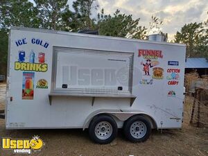 2017 - 8' x 14' Continental Cargo Food/Ice Cream/Shaved Ice Concession Trailer