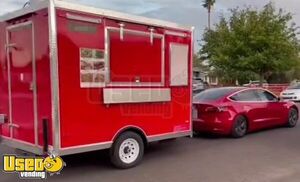 2023 7' x 10' Kitchen Food Concession Trailer with Fire Suppression System