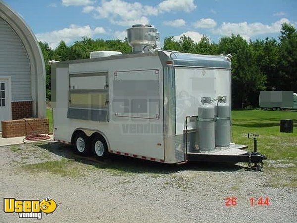 8.5' x 17' Mobile Kitchen Food Concession Trailer