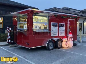 2022 7' x 16' Food Concession Trailer | Mobile Vending Unit