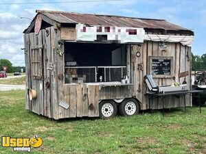 Eye Catching - 2008 7' x 16' Kitchen Food Trailer with Fire Suppression System