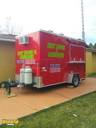 12' x 6'  Food Concession Trailer