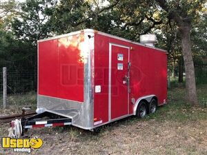 2015 - 8.5' x 14' Covered Wagon Mobile Kitchen Food Concession Trailer