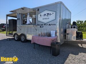 Turnkey - 2019 8.5' x 18' Rock Solid Barbecue Food Trailer with 6' Porch