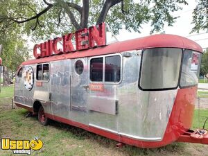 Vintage 1947 8' x 25' Spartan Manor Kitchen Food Concession Trailer