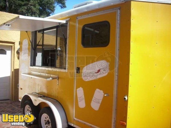 2005 - 8 x 12 Horton Hauler V-Nose Concession Trailer