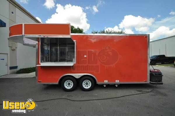 8.4' x18' Concession Nation Mobile Kitchen Food Trailer