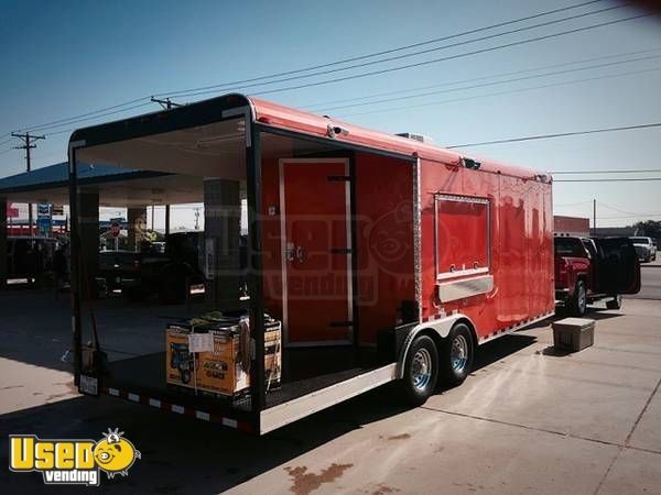 24' Loaded Concession Trailer with Porch