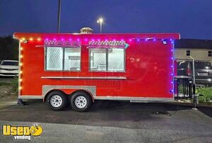 NEW - 2025 8' x 18' Kitchen Food Concession Trailer with Remote Controlled Lighting System