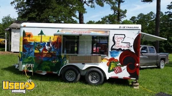 16' Snow Cone and Hot Dog Trailer