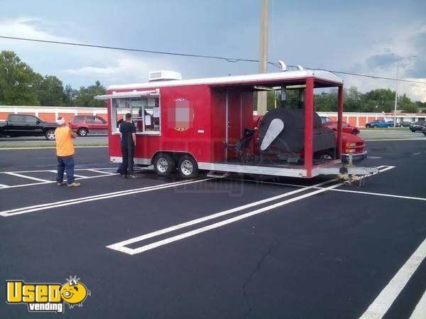 20' Used BBQ Concession Trailer