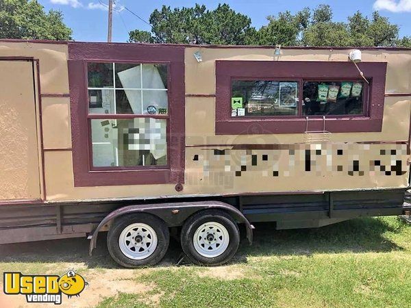 8' x 18' Mobile Kitchen Food Concession Trailer