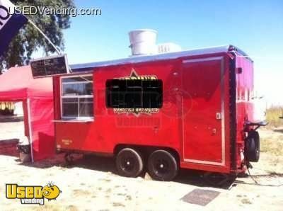 1991 - Wells Cargo CA Approved 16' Concession Food Trailer