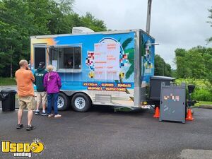 TURNKEY - 2019 8.5' x 14' Freedom Soft Serve Ice Cream Concession Trailer