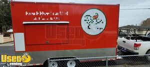 Well Equipped - 2014 8' x 16' Kitchen Food Trailer with Fire Suppression System