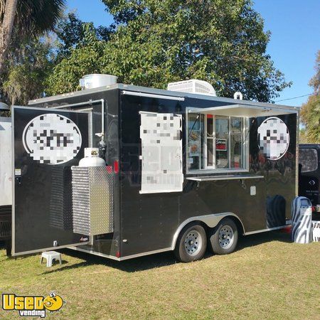 8.5' x 16' 2017 Diamond Cargo Food Trailer w/ Bathroom