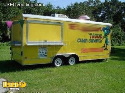 2007 Southwest 8 x 20 Concession Trailer