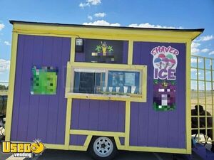 Clean and Appealing - 7.5' x 12.5' Snowball Trailer | Shaved Ice Concession Trailer