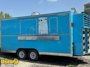 2021 8' x 16' Kitchen Food Trailer with Fire Suppression System