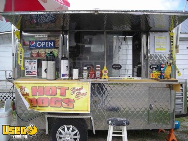 Custom SS 650 Custom Hot Dog / Food Concession Trailer