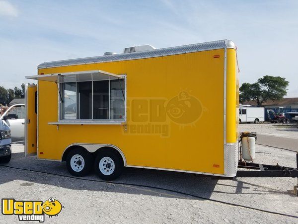 2014 - 9.5' x 16' Food Concession Trailer