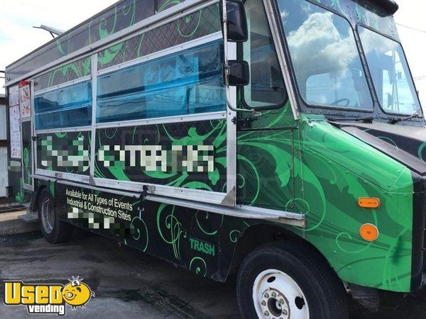 Used GMC P32 Food Truck Lonchera with Eye-Catching Exterior