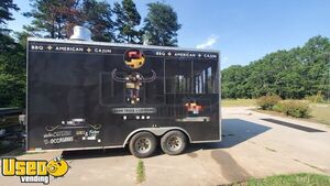 Fully Equipped - 2015 8' x 16' Barbecue Food Trailer | Food Concession Trailer