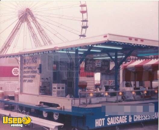 Pennsylvania Food Concession Trailer with Stock Trailer