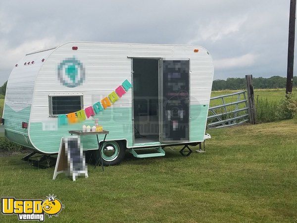 7.10' x 13' Shaved Ice Concession Trailer