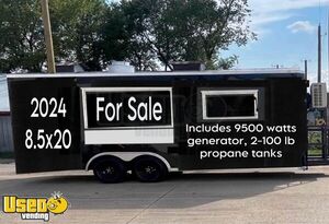 Like-New - 2024 8.5' x 20' Kitchen Food Concession Trailer with Pro-Fire Suppression